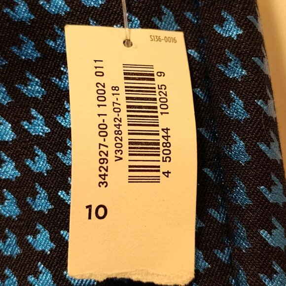 Old Navy Blue & black Metallic Houndstooth Pixie Ankle Pants, size 10 - NWT - Picture 9 of 11